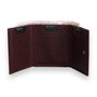 Zoozie Bags Cartera de Piel en Rojo Claret